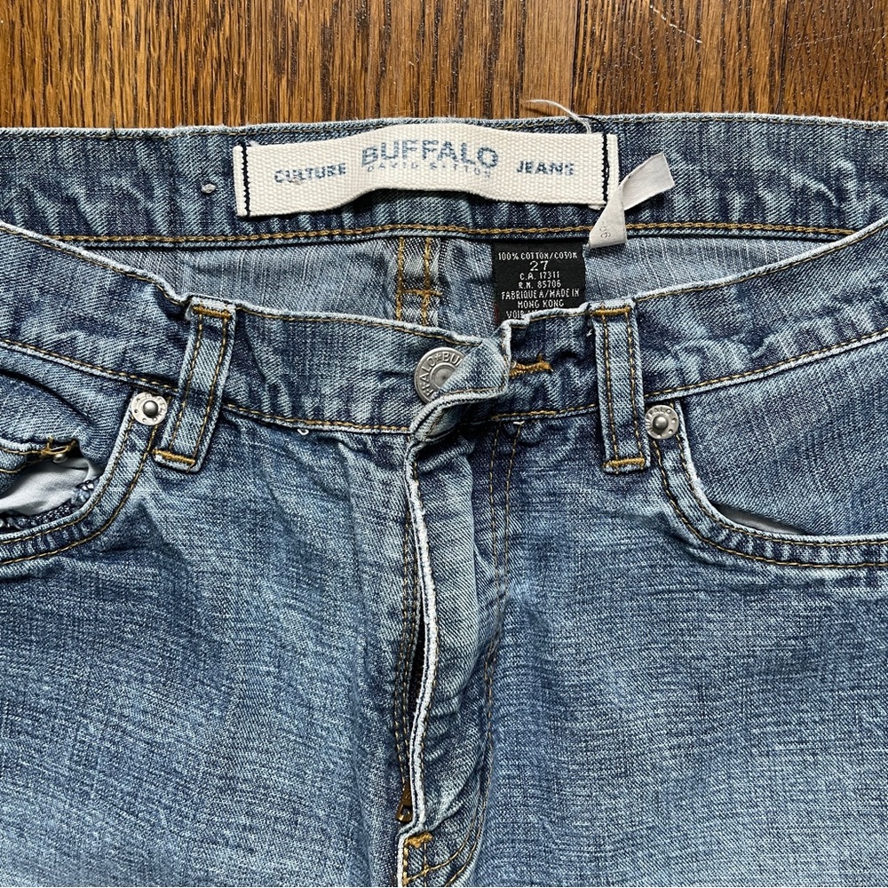 Sz 27 Buffalo David Bitton Straight Leg Denim Jeans